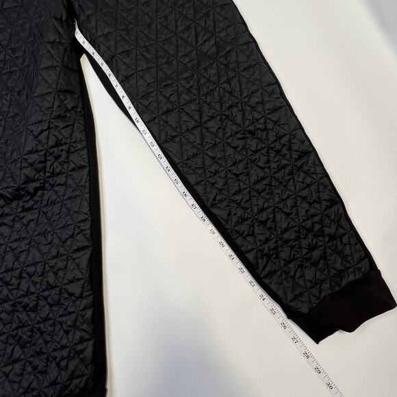 $149 ATHLETA Women's 14 Solstice Jogger Quilted Puffy Pants Black Pockets 467123 - Picture 3 of 10